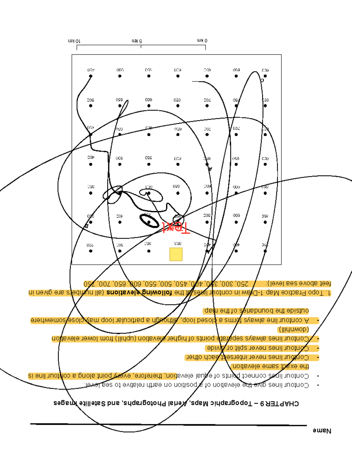 Lab 3 - Lab Assignment - Name CHAPTER 9 – Topographic Maps, Aerial ...