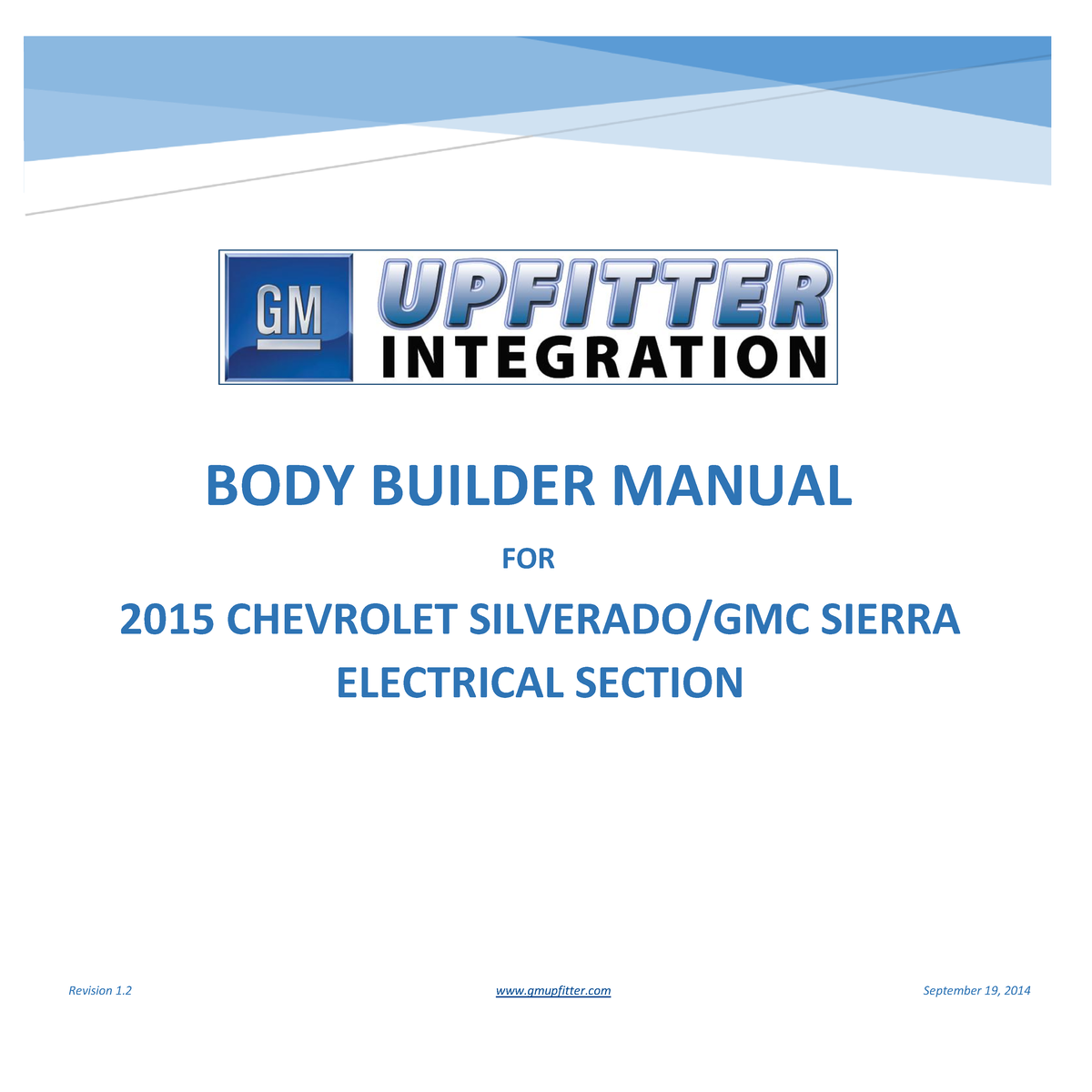 Sierra Silverado Electrical Body Builders Manual Service Manual 2015 En ...