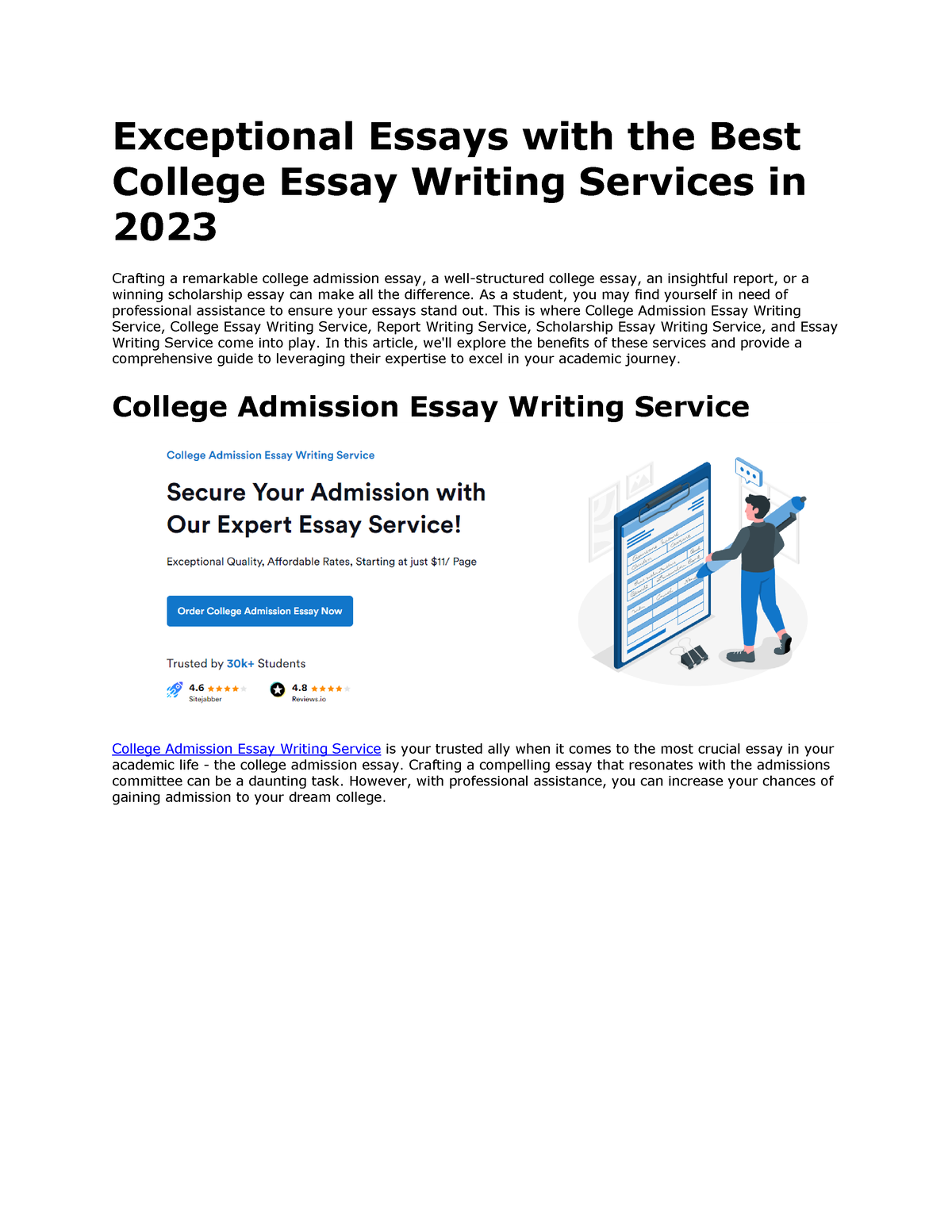 successful college essays 2023