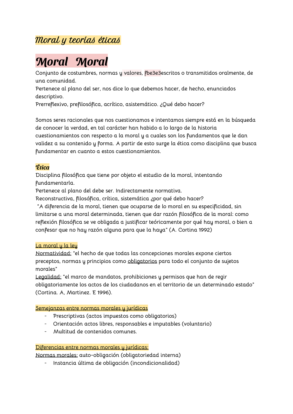 T1 Moral Y Teoria éticas Moral Y Teorías éticas Moral Moral Conjunto De Costumbres Normas Y 6065