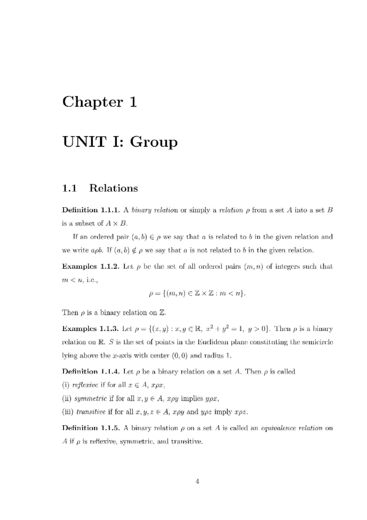 Unit -1 Group - This is really osm notes and useful - Real Analysis ...