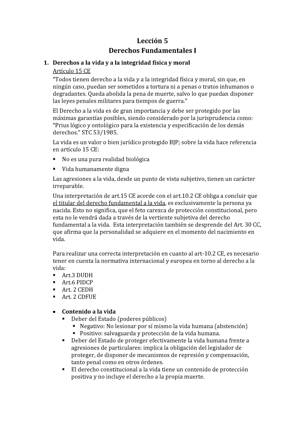 Lecci Ã³n 5 SCDL PDF - APNTES - Lección 5 Derechos Fundamentales I ...