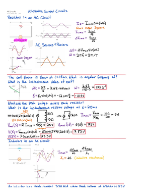 Current & Resistance - PHYS-196 - Studocu