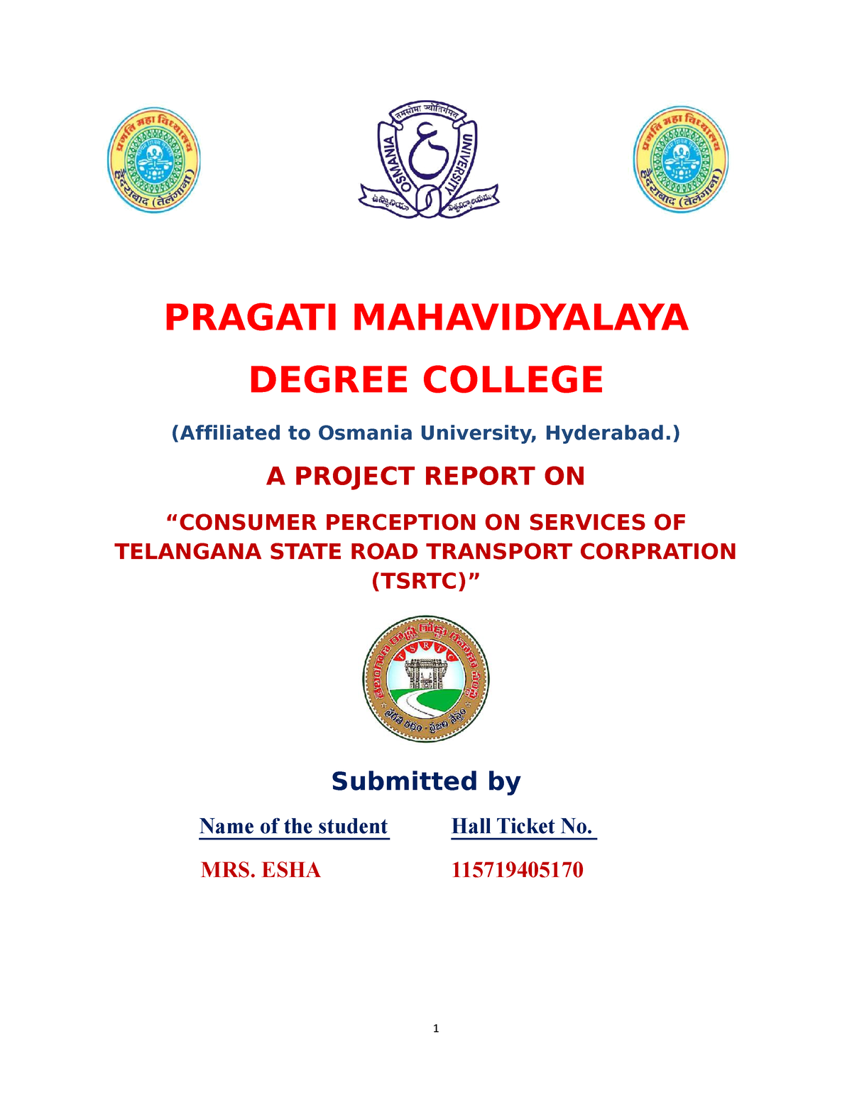 Vikil tsrtc final - PDF - PRAGATI MAHAVIDYALAYA DEGREE COLLEGE ...