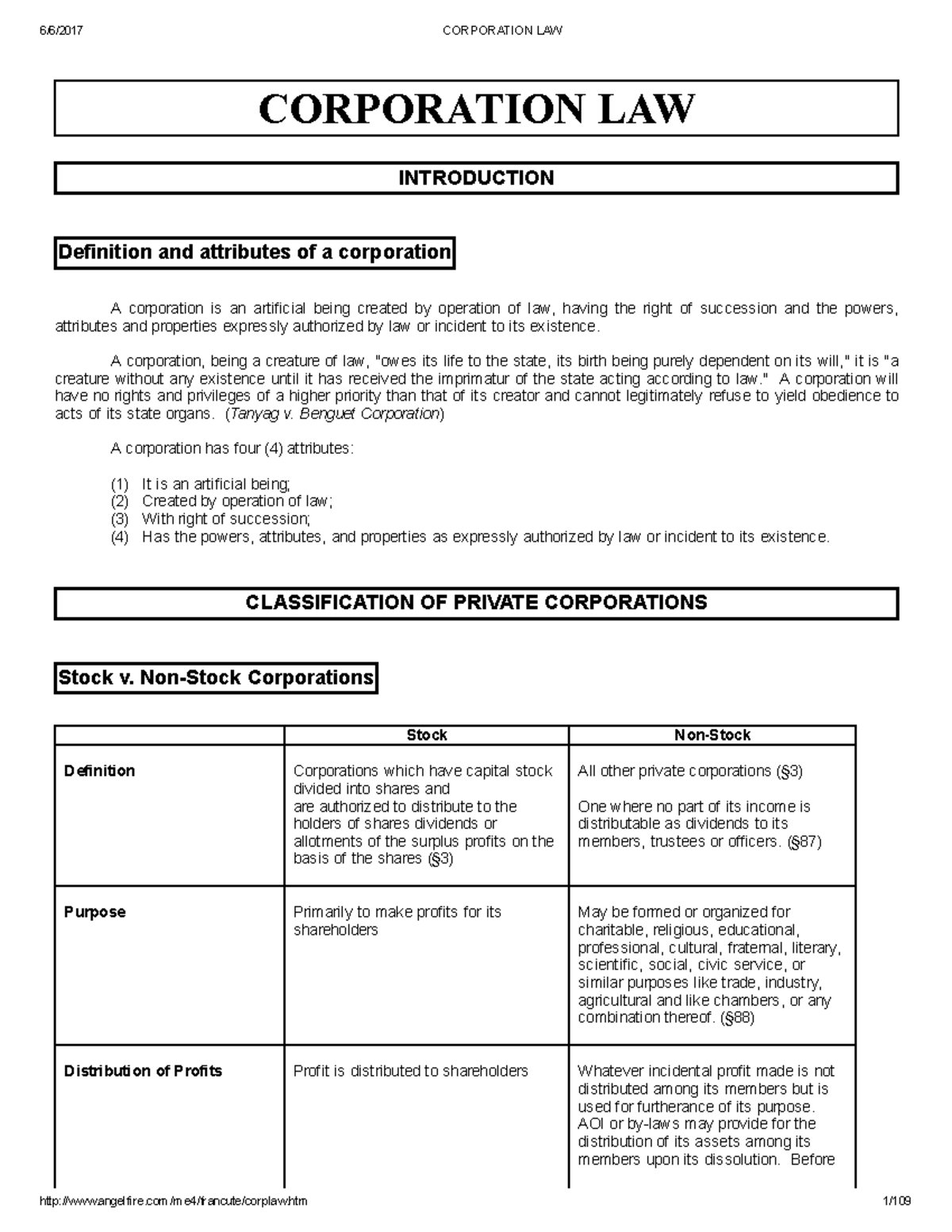 CorporationLAW hi hello Definition and attributes of a corporation