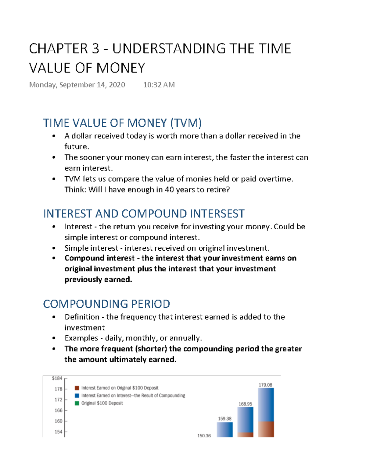 Chapter 3 - Understanding THE TIME Value OF Money - TIME VALUE OF MONEY ...