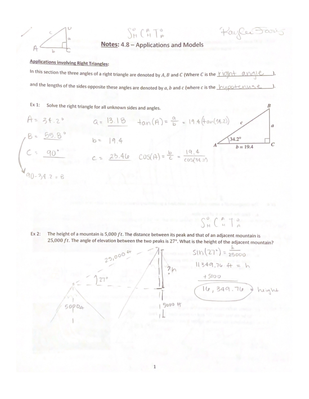 Notes 4.8 - Applications and Models - MATH 118 - Studocu