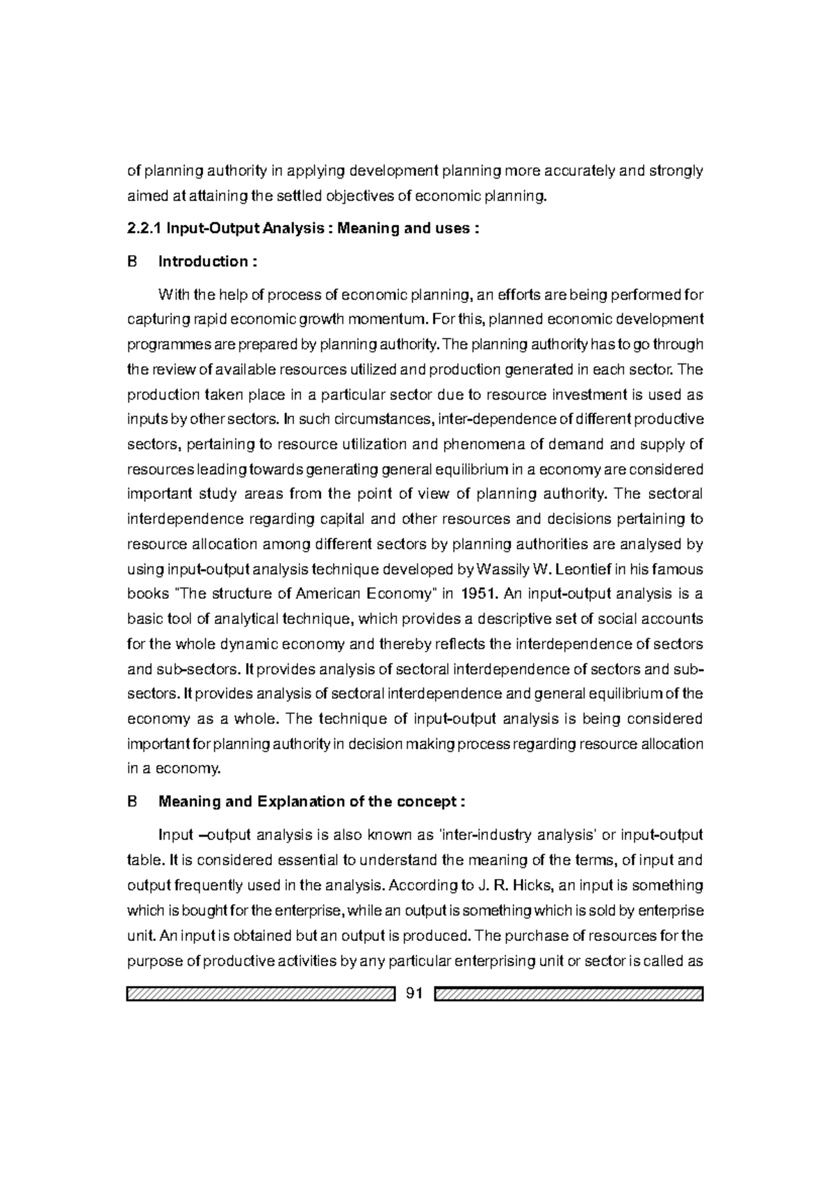 Economic development chapter 2 of planning authority in applying