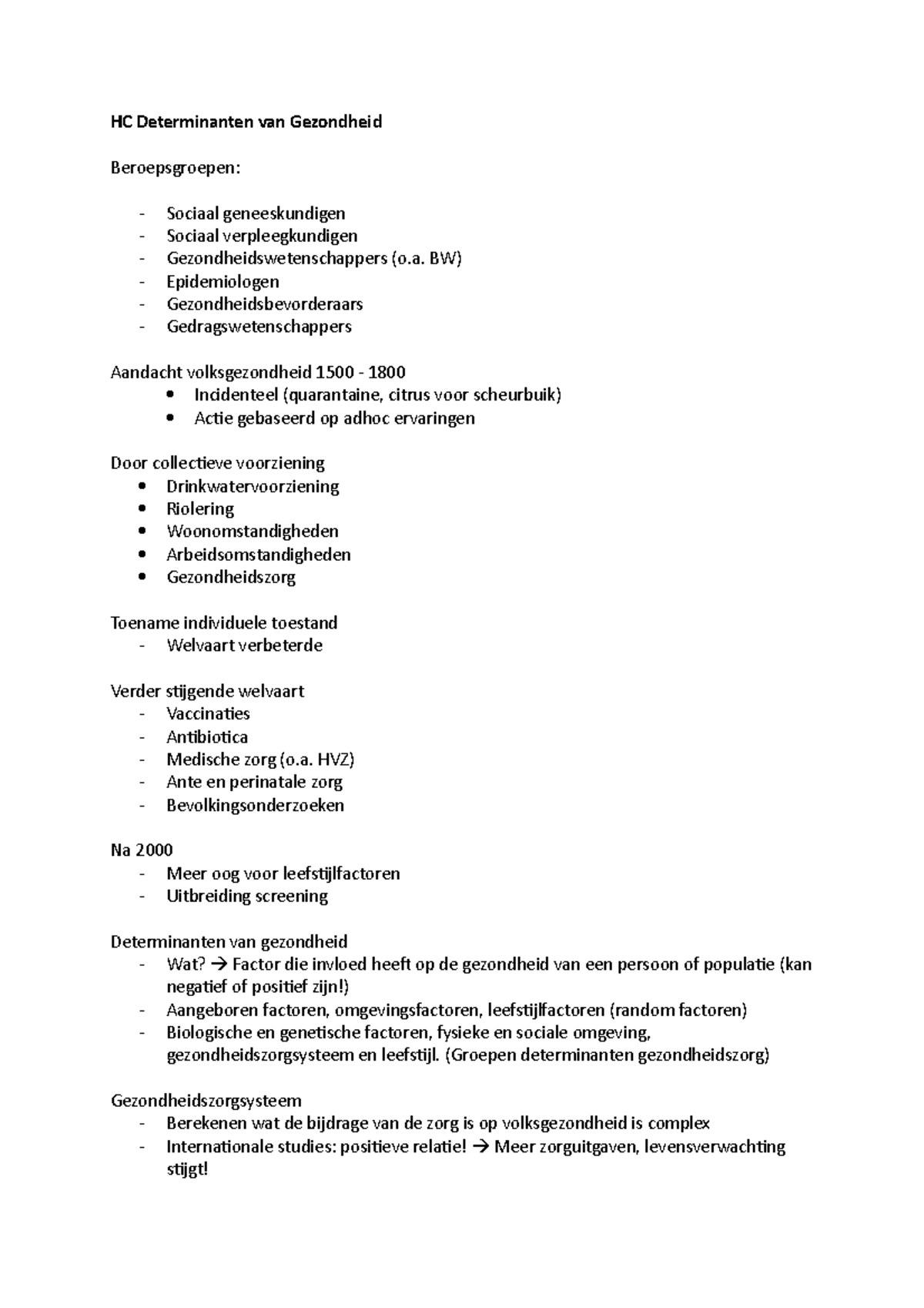 Hc Determinanten Gezondheid Hc Determinanten Van Gezondheid