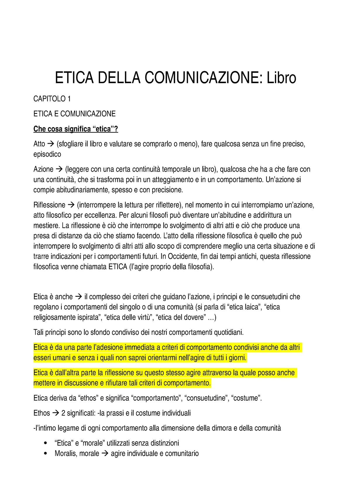 Etica Della Comunicazione Etica Della Comunicazione Libro Capitolo 1 Etica E Comunicazione 3207