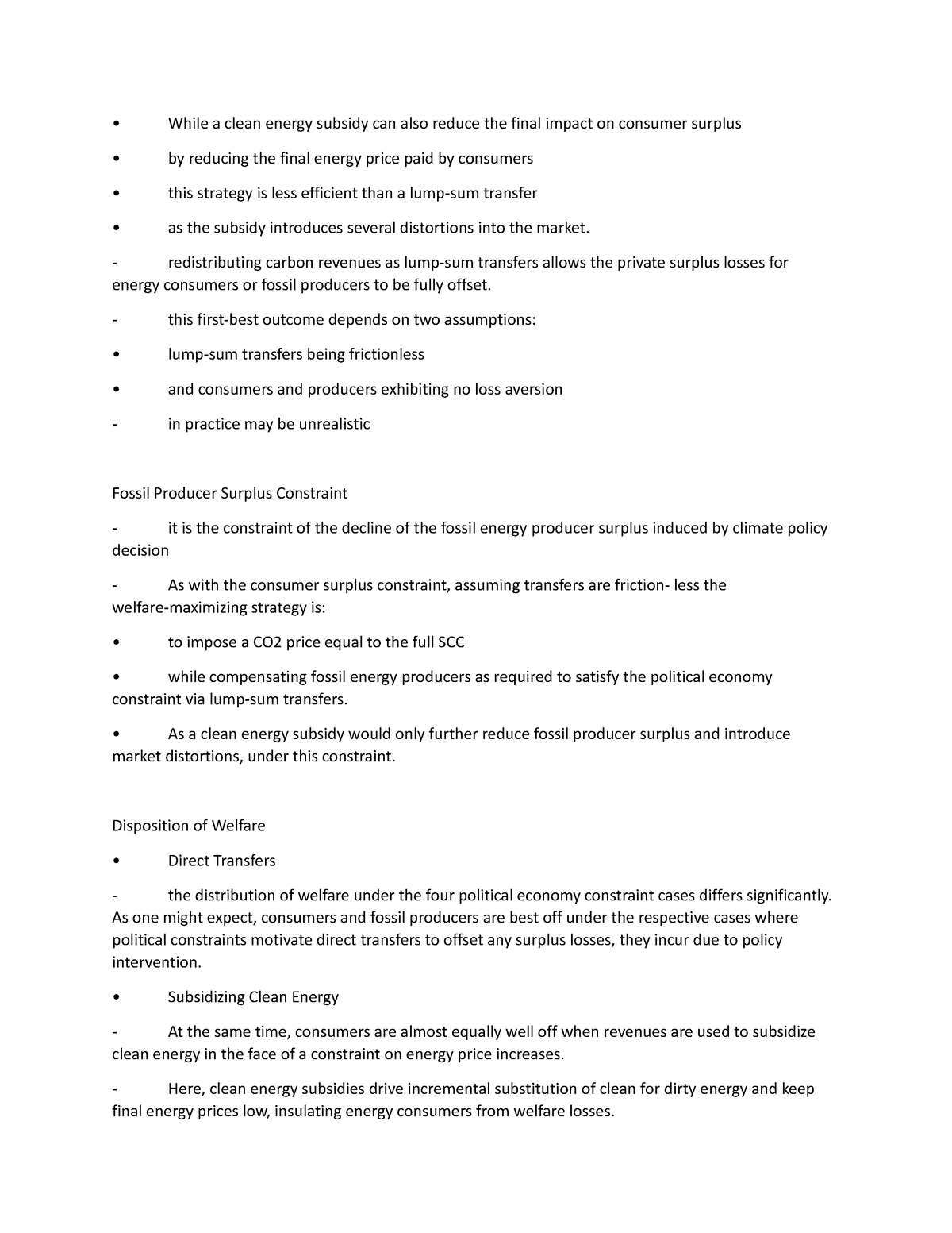 Climate Change Impacts - While a clean energy subsidy can also reduce ...