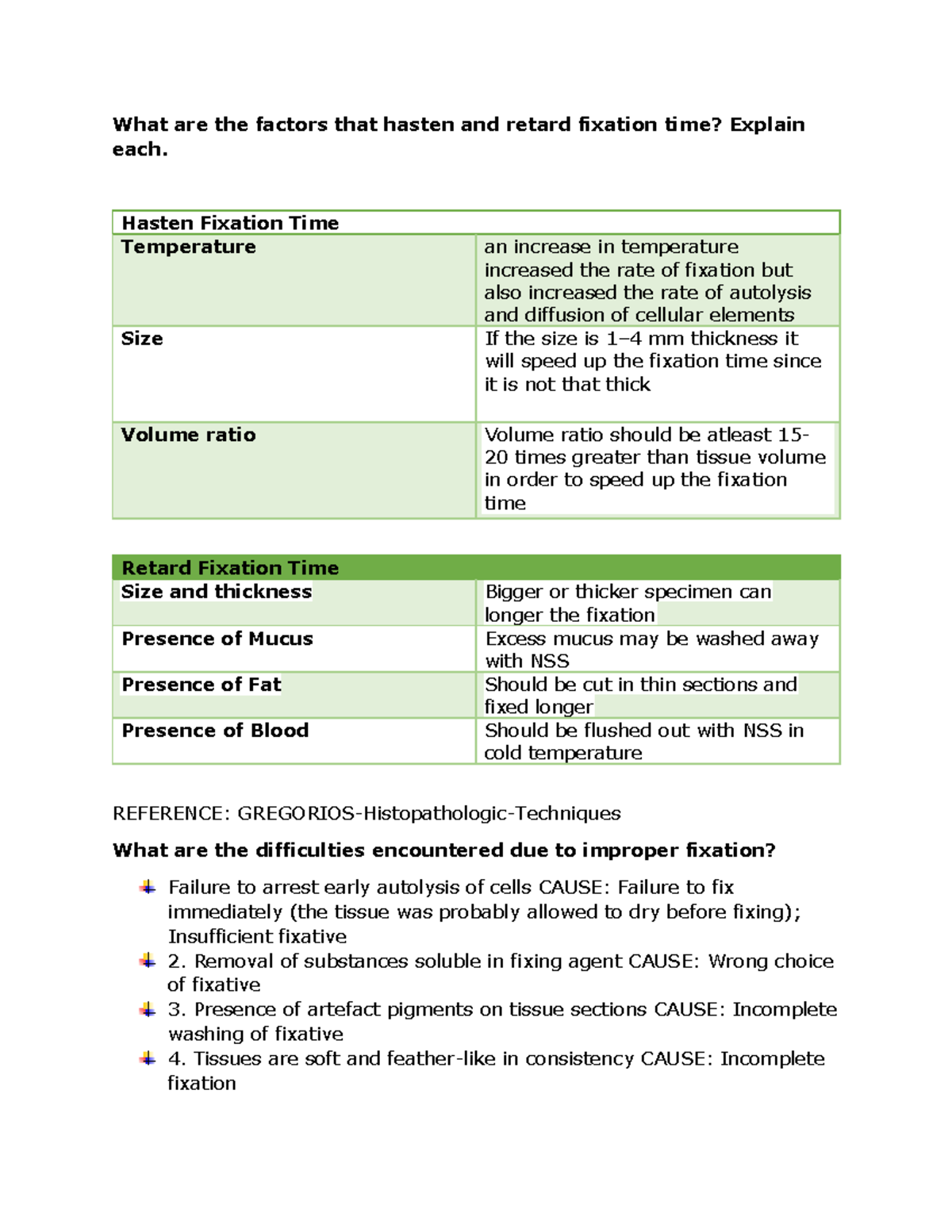Fixation DELACRUZ 5YW4 5Y4B What are the factors that hasten and