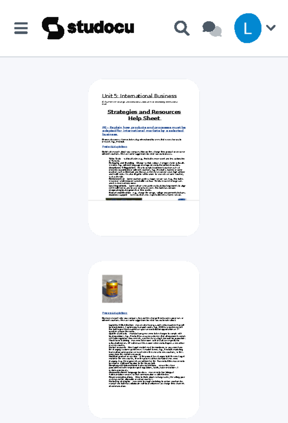 Helpsheet - Unit 5 Ass 3 - Unit 5 International Business E Examine the ...