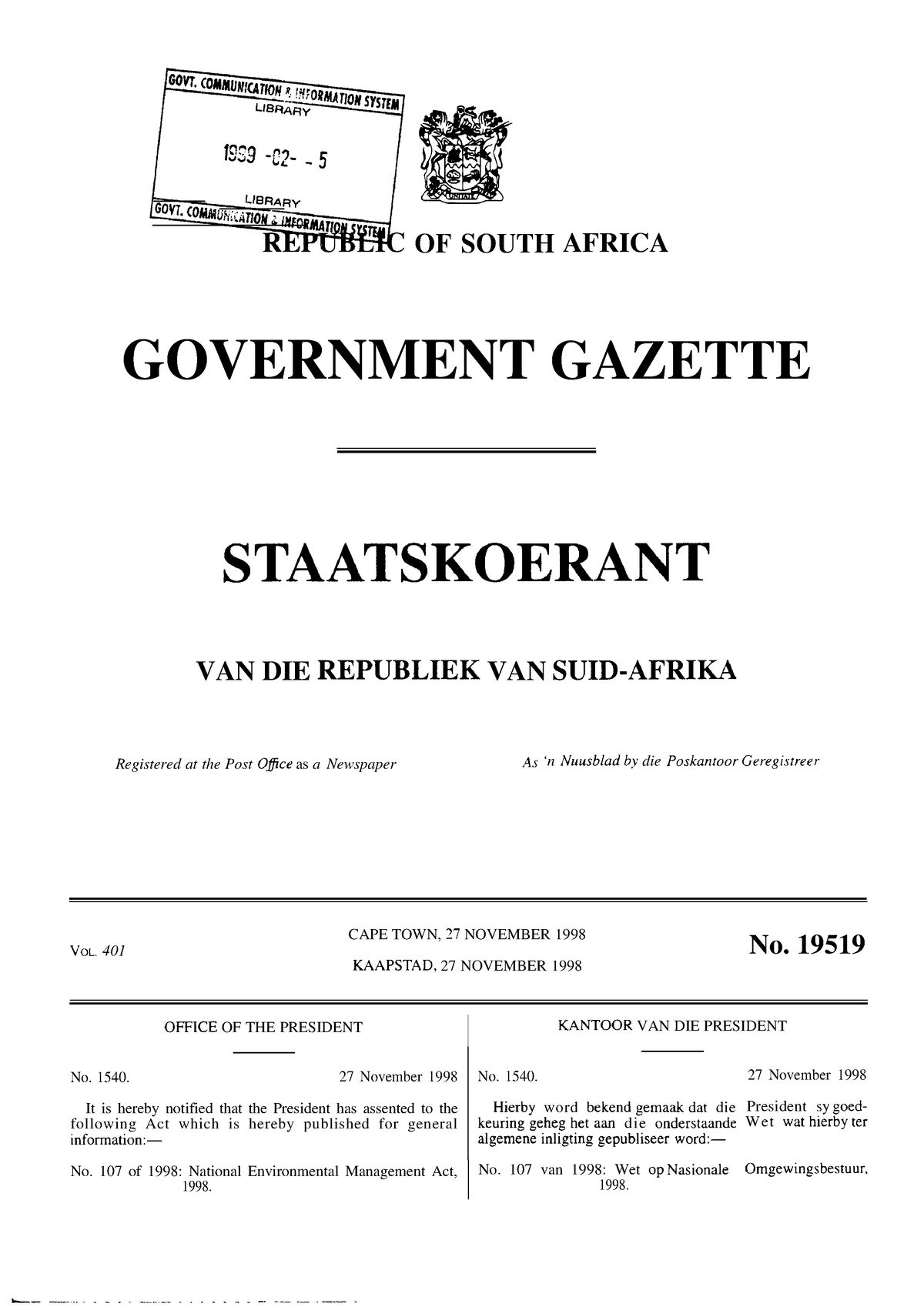 nema-nema-act-i-i-of-south-africa-government-gazette-staatskoerant