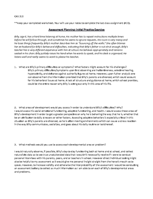Assessment methods Observation - , case studies) Quantitative Focus on ...