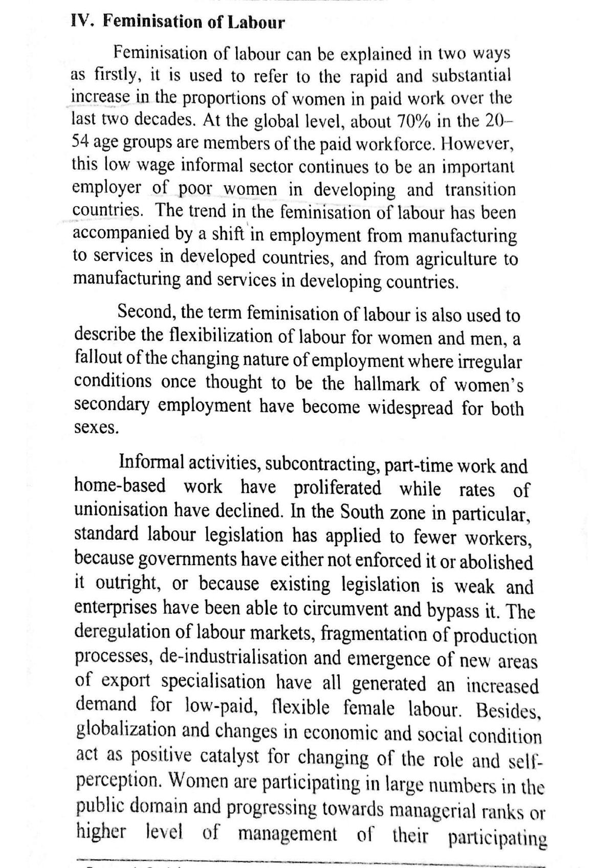 feminisation-of-labour-master-of-social-work-studocu