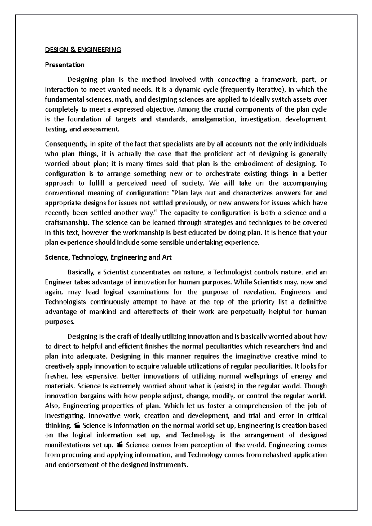 Design And Engineering Design Engineering Presentation Designing Plan Is The Method Involved Design And Engineering Design Engineering Presentation Designing Plan Is The Method Involved