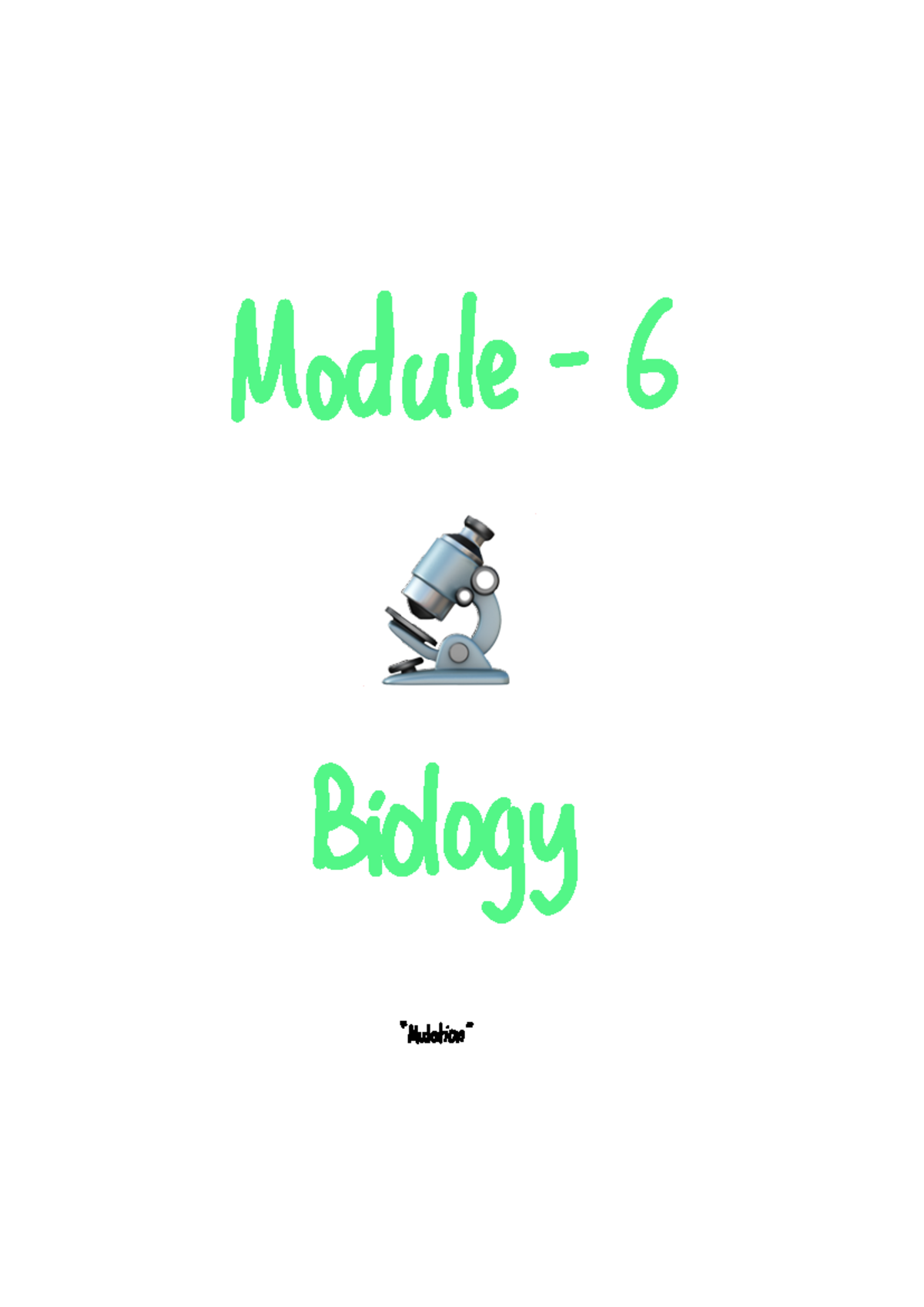 Module-6 - Detailed HSC biology Module 6 notes. Based off Pearson ...