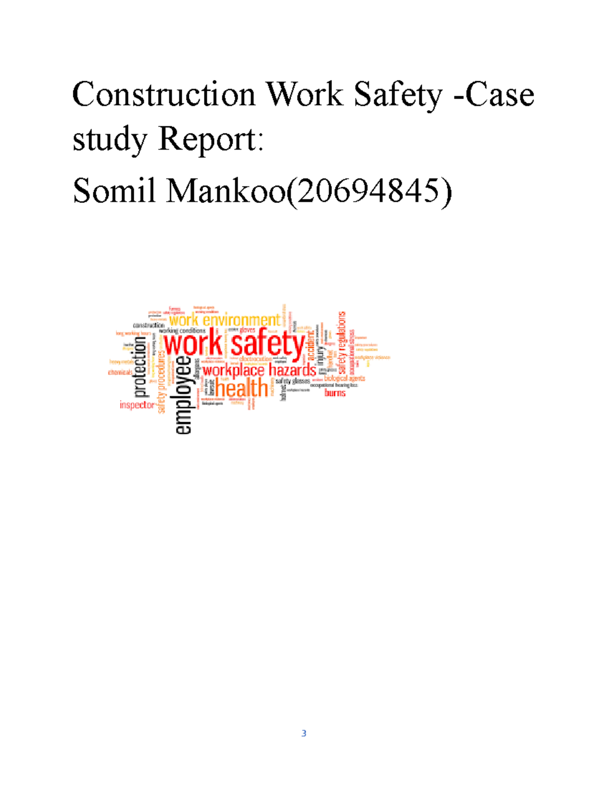 case study on safety in construction site