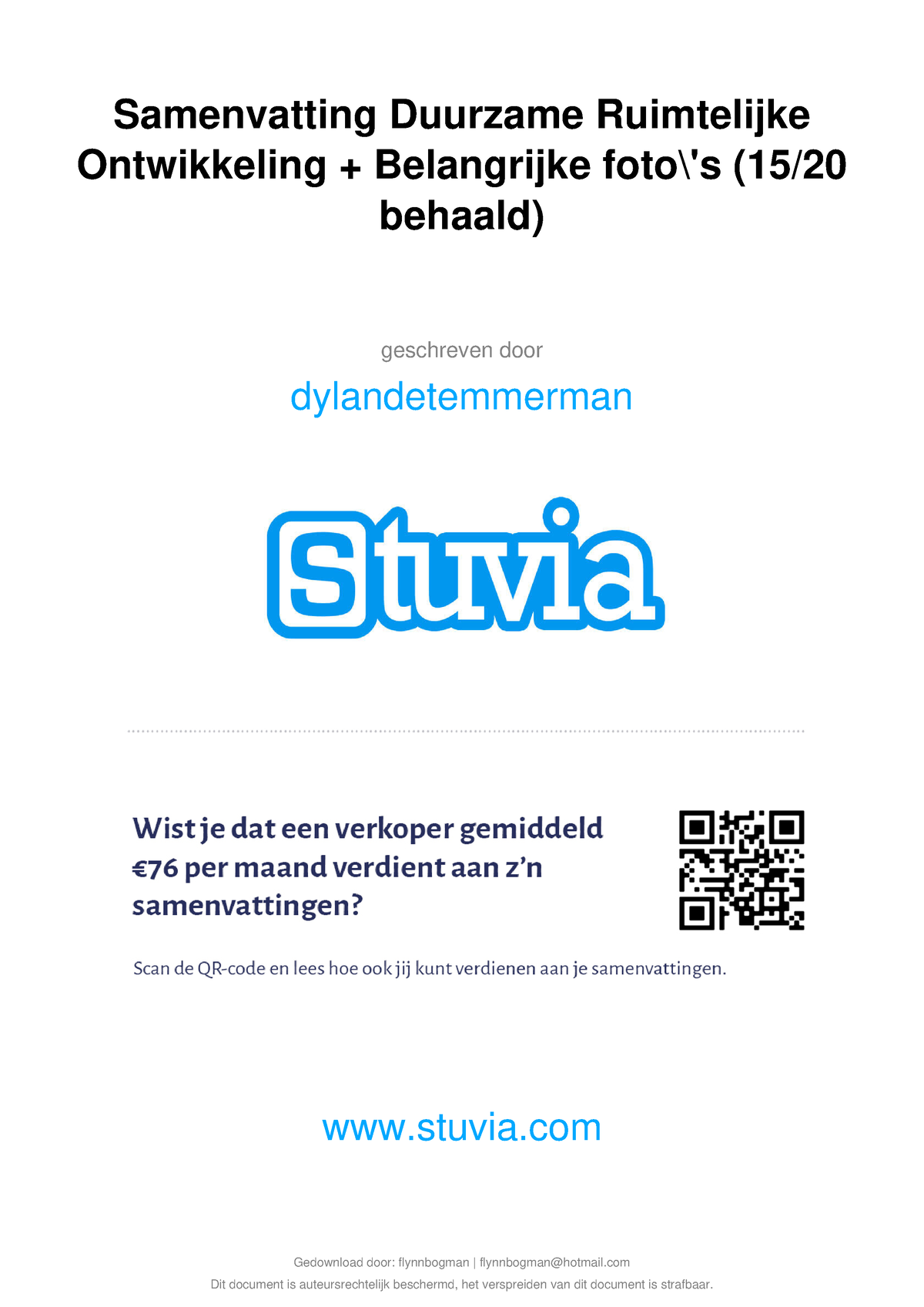 Stuvia-1273998-samenvatting-duurzame-ruimtelijke-ontwikkeling ...