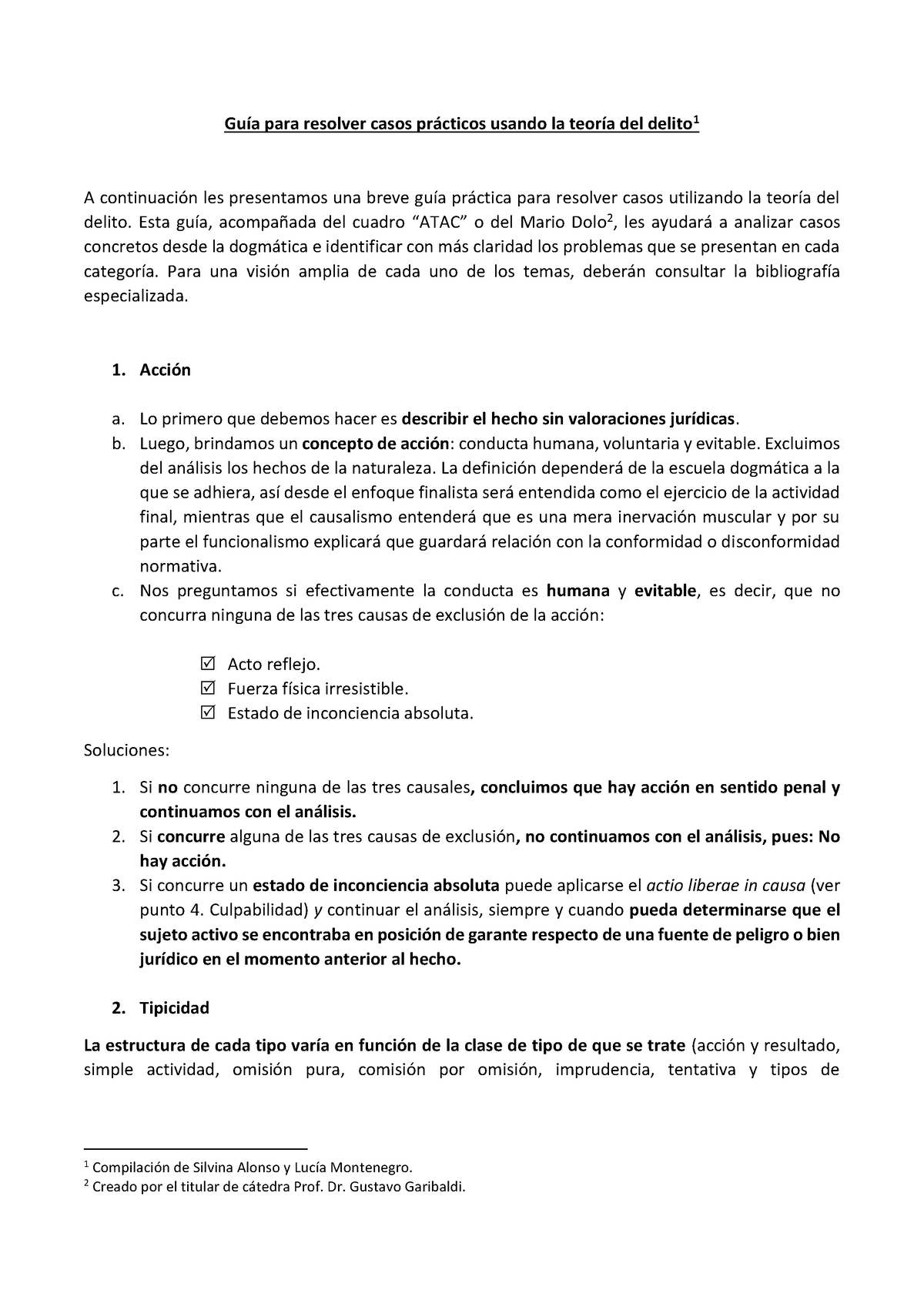 Guia Para Resolver Casos Prácticos GuÌa Para Resolver Casos Pr·cticos Usando La TeorÌa Del 9036