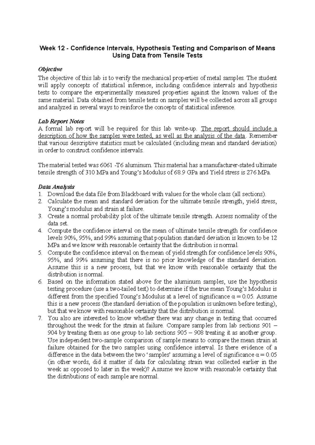 hypothesis testing using confidence intervals