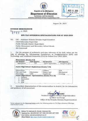 Detailed LP- Math 1 - lesson plan math example in grade 1 - Republic of ...