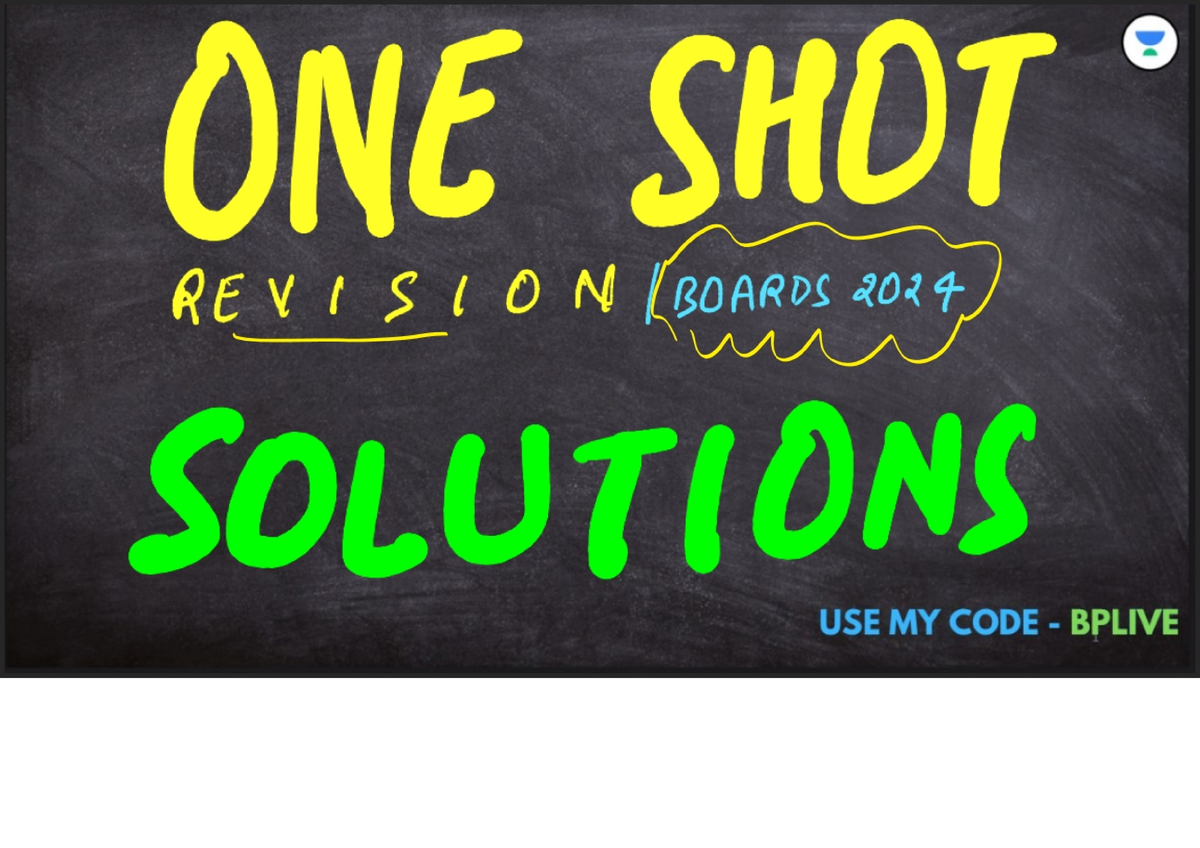 Solution One Shot 2024 Chemistry Studocu   Thumb 1200 848 