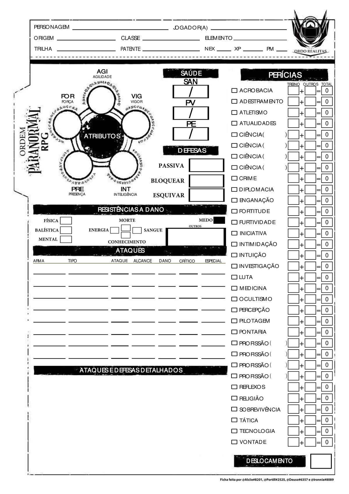 Ordo Realitas Coronga 2863 PDF, PDF, Jogos de RPG