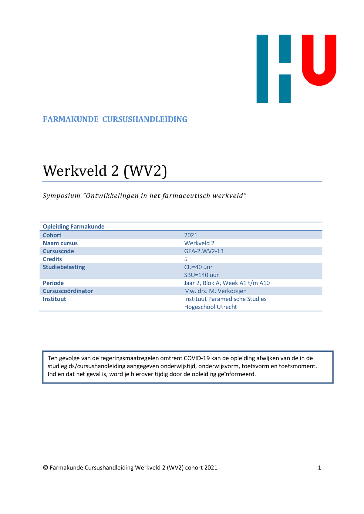 Cursushandleiding WV2-Werkveld 2 2022-2023 Definitief - FARMAKUNDE ...