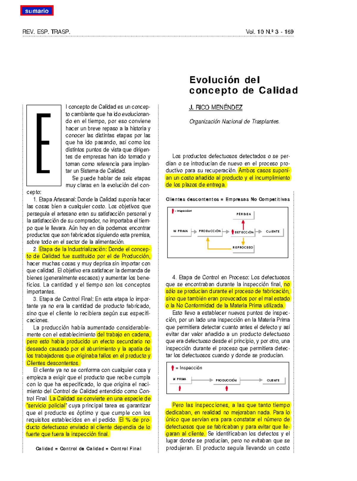 2. Menéndez (2001 ) Evolución De La Calidad - L Concepto De Calidad Es ...