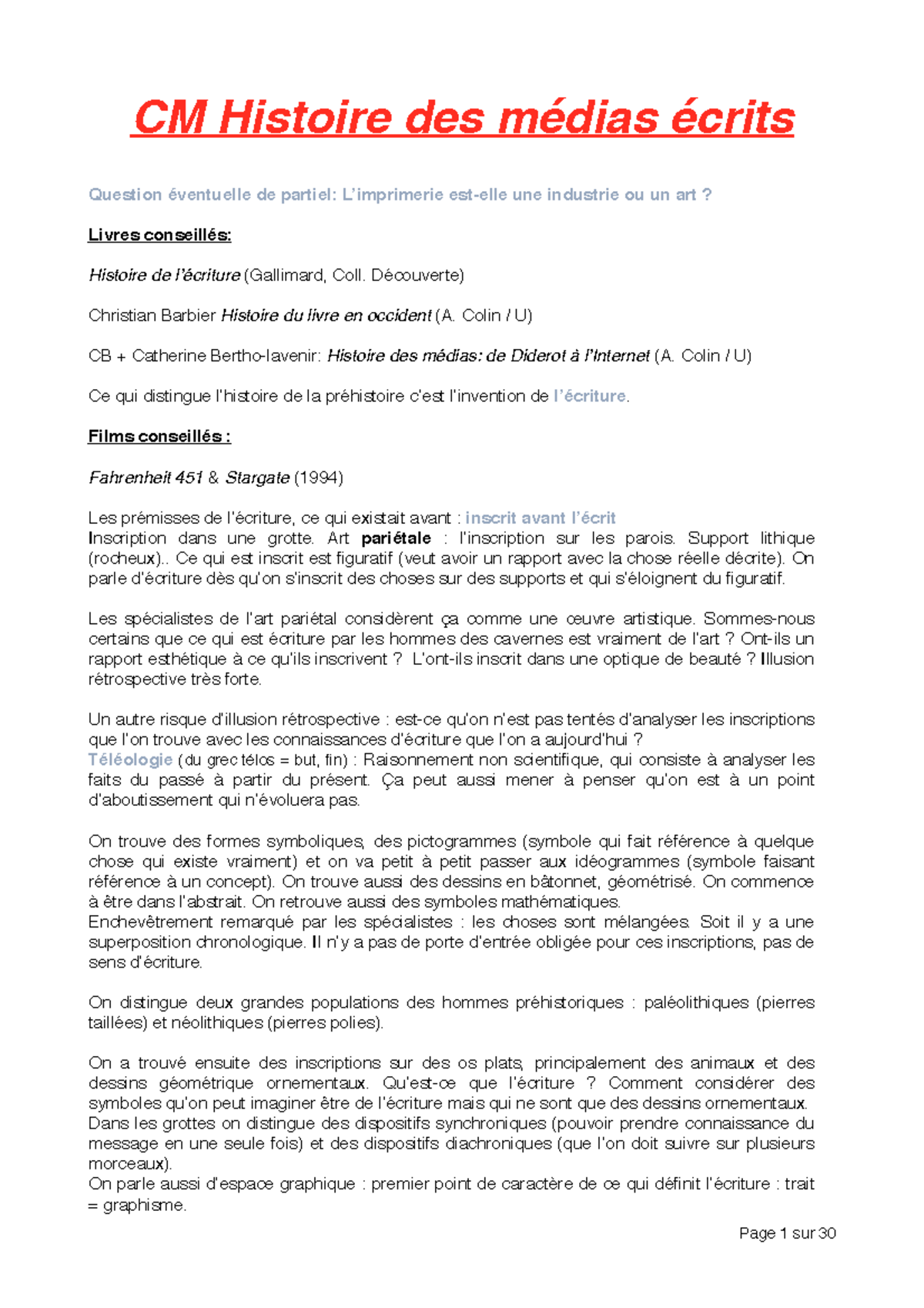 Christian datant écritures