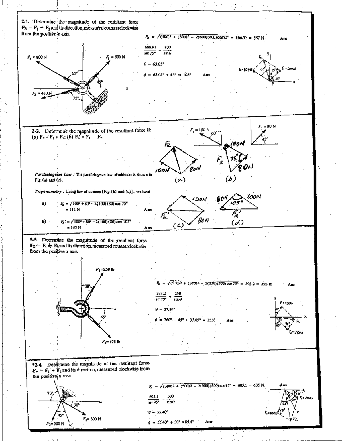 Static solution - Engineering mechanics - Studocu