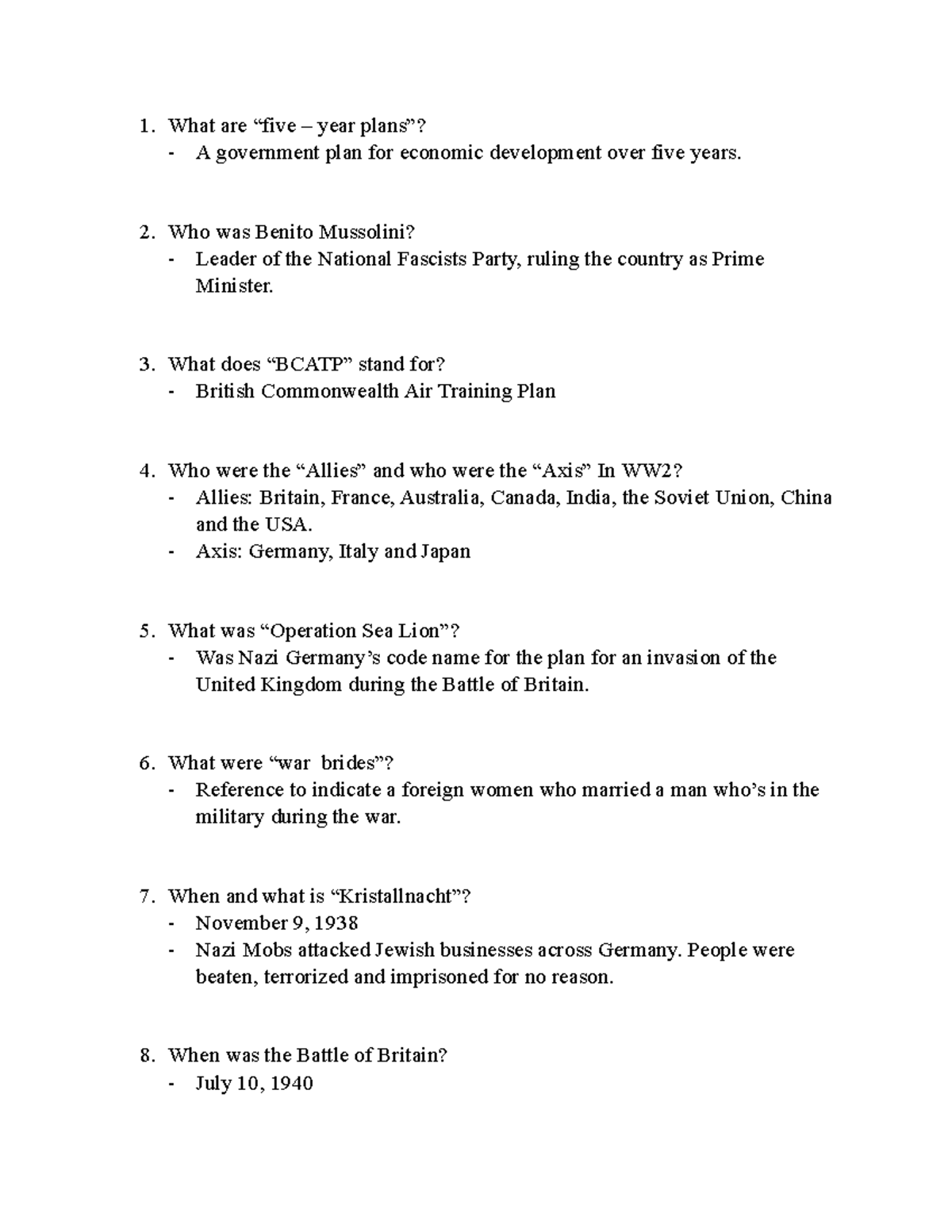 Chapter 3 Summary What Are five Year Plans A Government Plan 