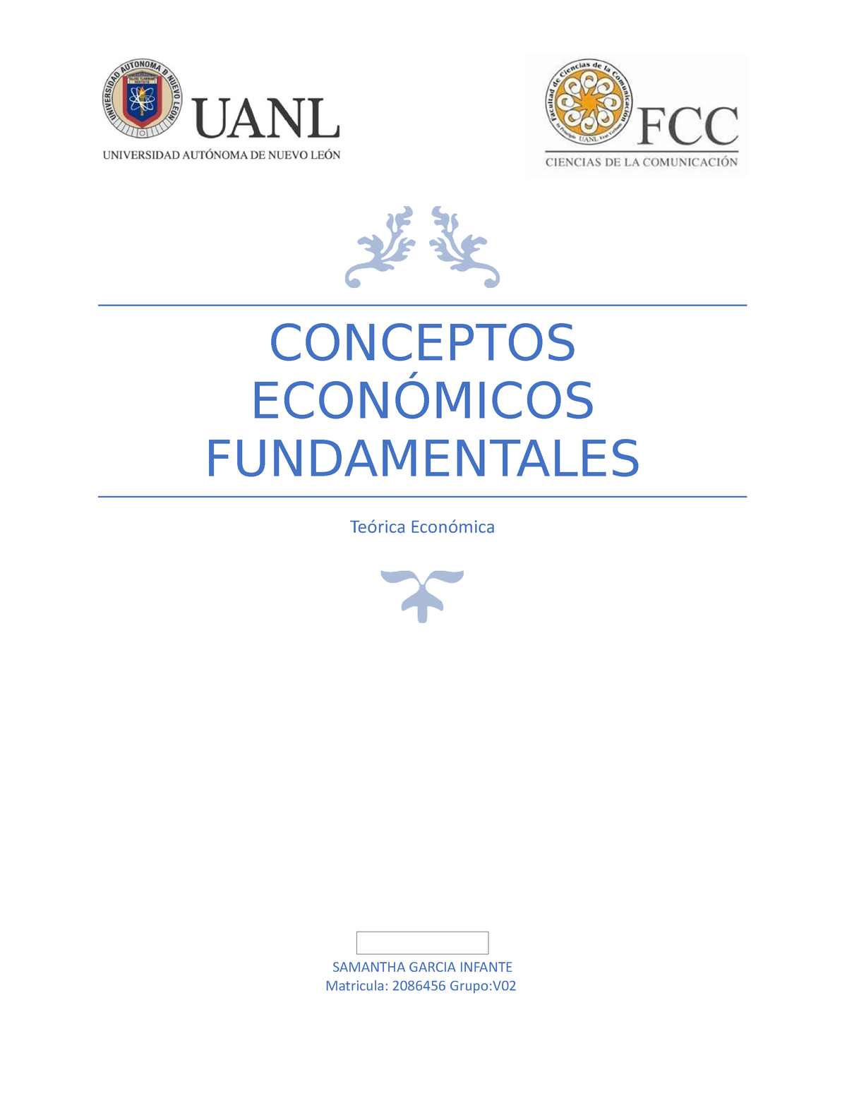 Unidad 2. Conceptos Económicos Fundamentales - CONCEPTOS ECONÓMICOS ...