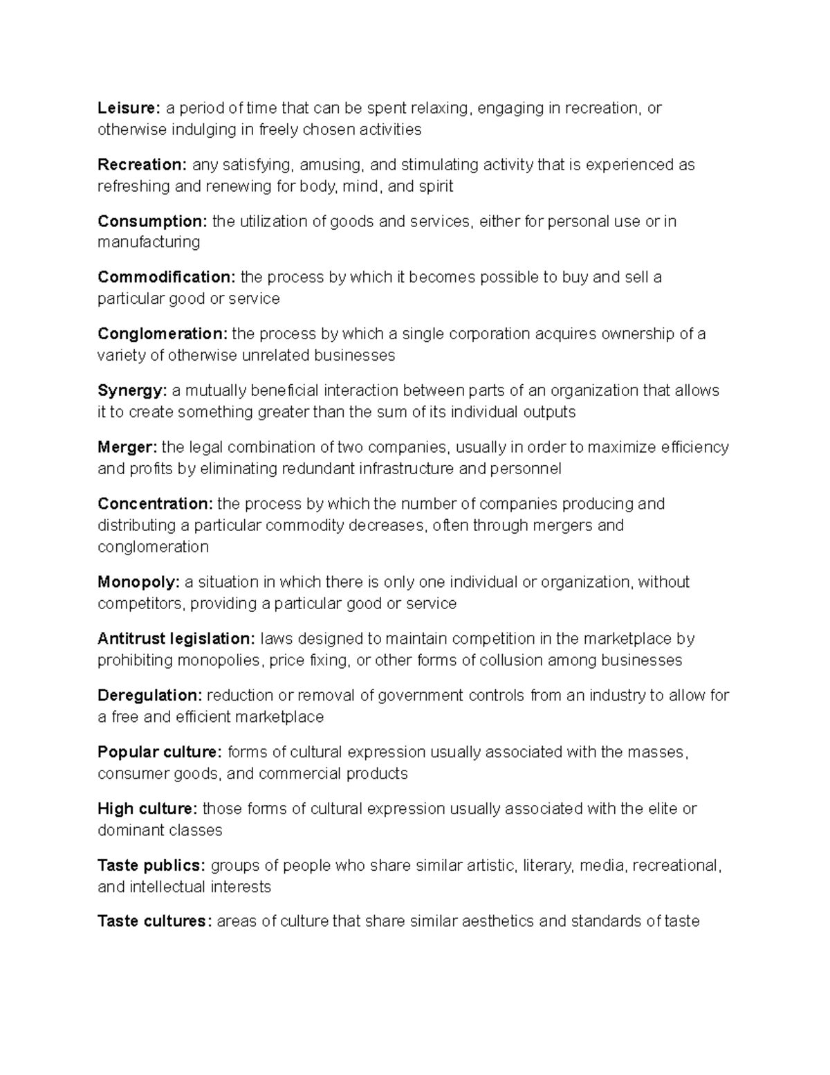 introduction-to-sociology-chapter-13-vocab-leisure-a-period-of-time