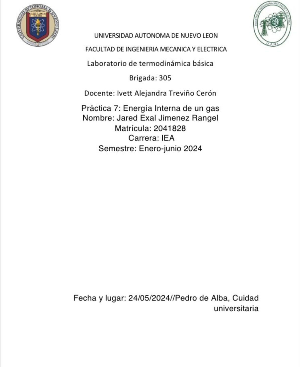 P7 Lab Termo Jared Exal Jimenez Rangel M - AVTONOMA RECEIVED SECURITY ...