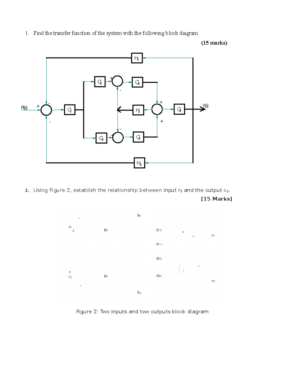 Problem set 1 - Information - Bsc. Mechanical Engineering - MUK - Studocu