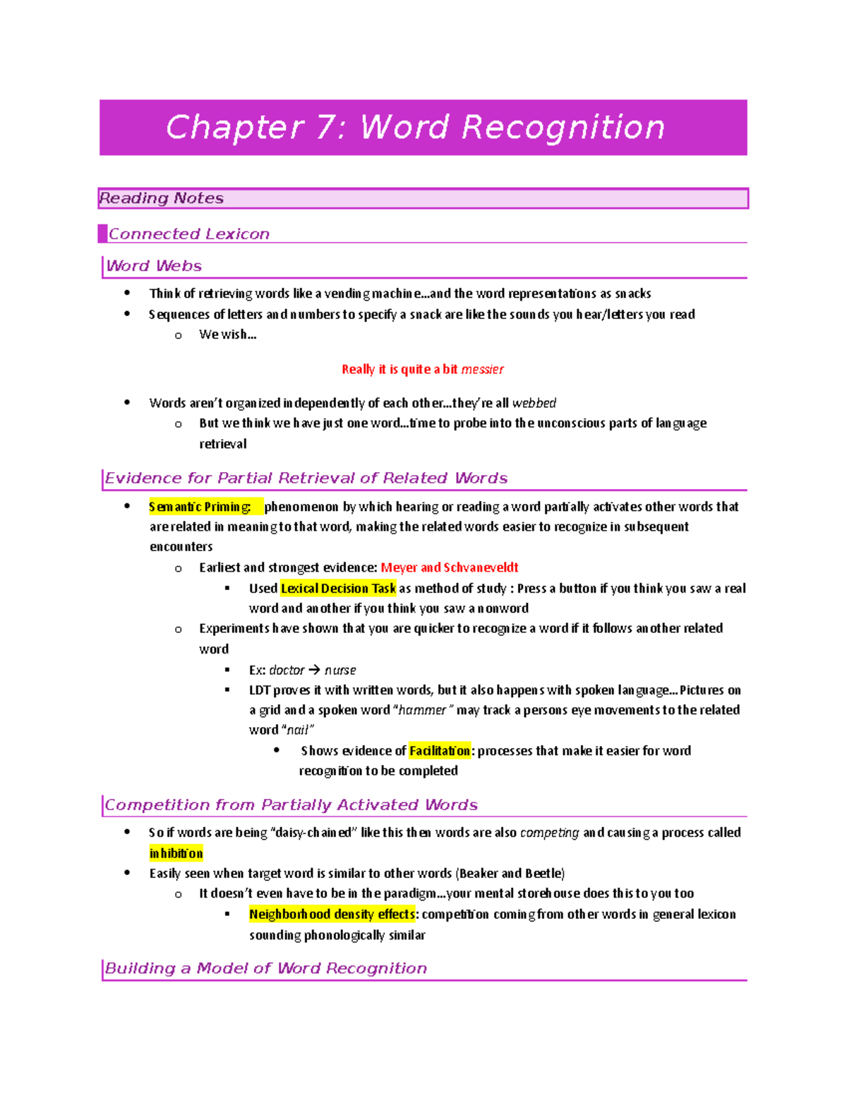 Final Exam Chp 7-12 - Chapter 7: Word Recognition Reading Notes ...