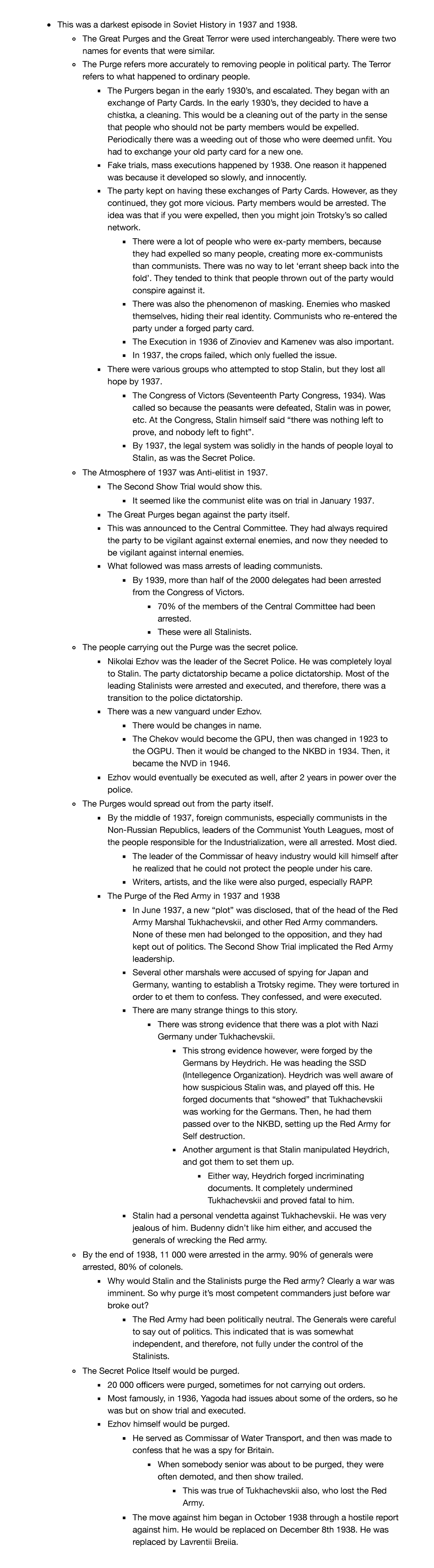 26The Great Purges Lecture notes 26 This was a darkest episode in