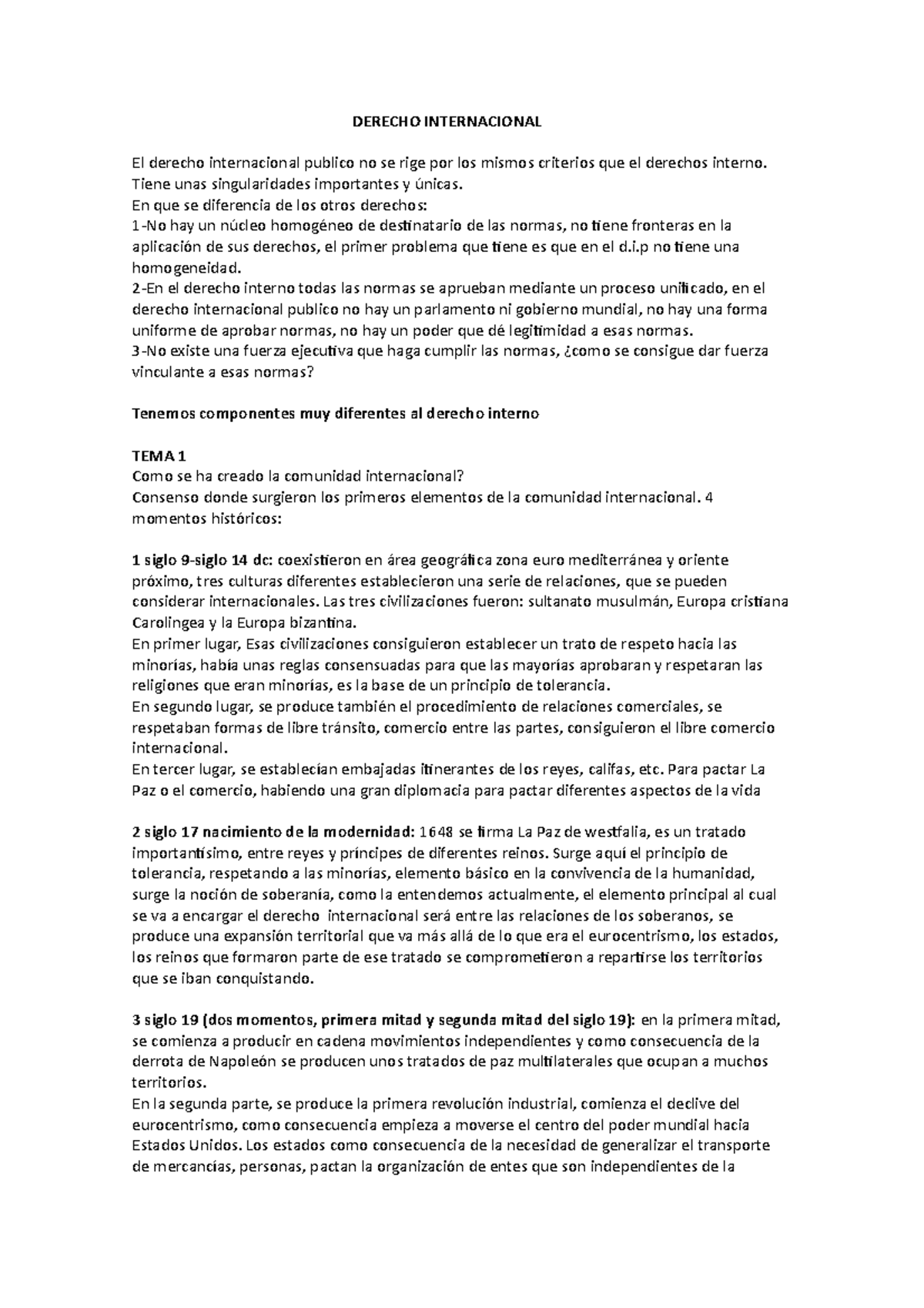 Derecho Internacional Público Apuntes Completos - DERECHO INTERNACIONAL ...