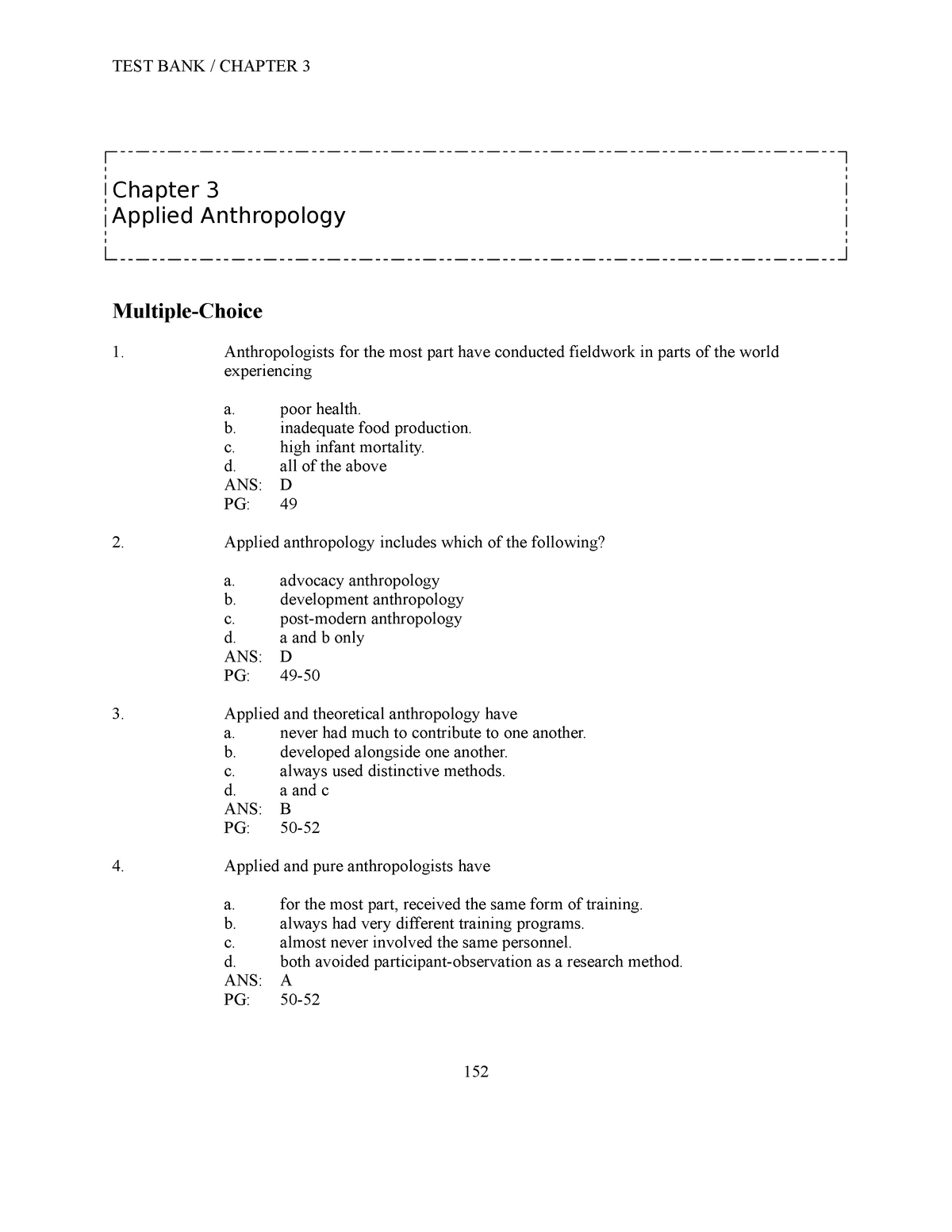 anthropology practice assignment answers