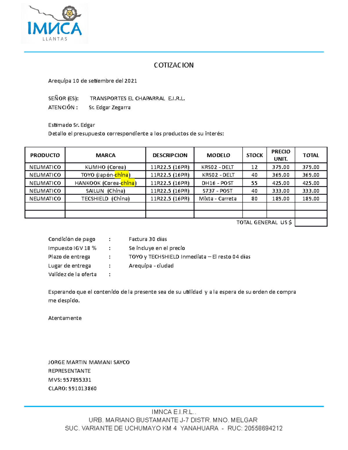 cotiz-chaparral-2-gfhgfhf-cotizacion-arequipa-10-de-setiembre-del