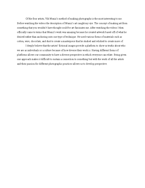 descriptive essay about photography