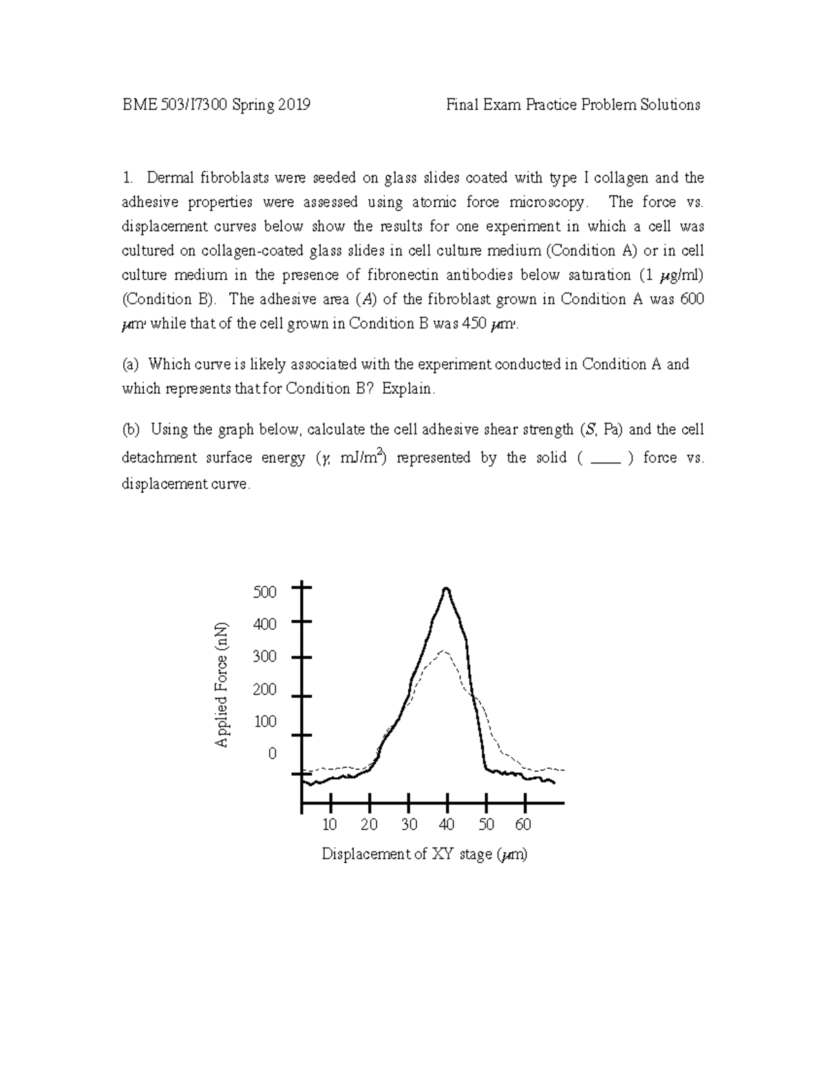 Final Exam Practice Problems And Solutions BME 503 I7300 Spring 2019 final-exam-practice-problems-and-solutions-bme-503-i7300-spring-2019