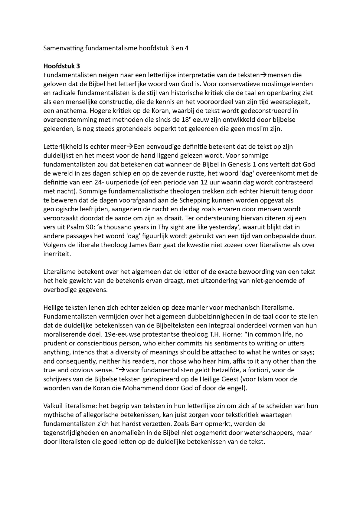 Samenvatting fundamentalisme hfst 3 en 4 - Samenvatting fundamentalisme hoofdstuk 3 en 4 Hoofdstuk 3 foto