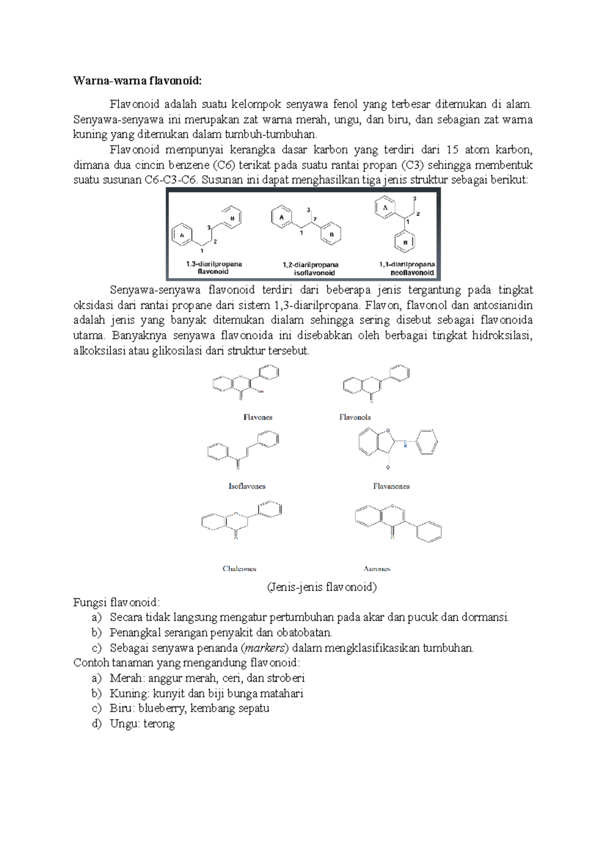 Flavonoid SRSO SRSO Warnawarna flavonoid Flavonoid adalah suatu kelompok senyawa fenol