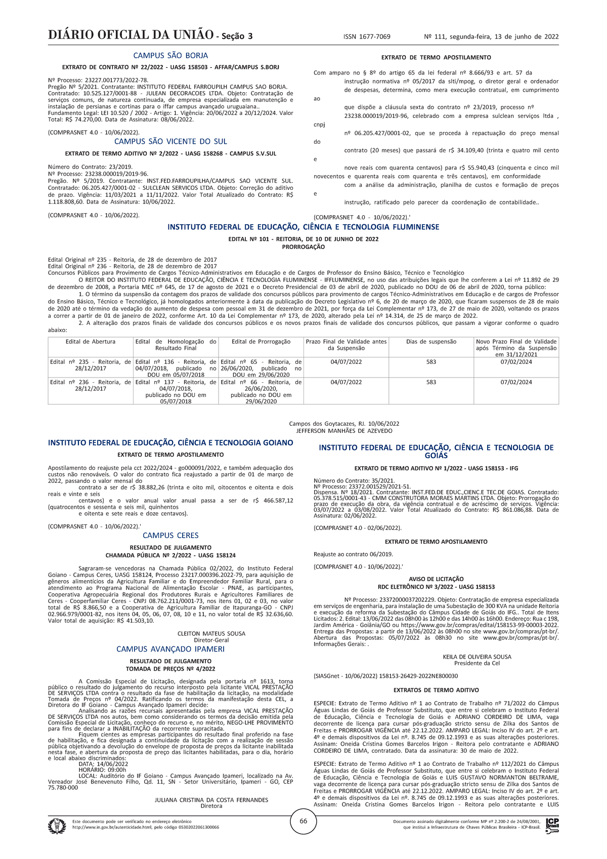 DOU+de+13+de+junho+de+2022 - Documento assinado digitalmente conforme ...
