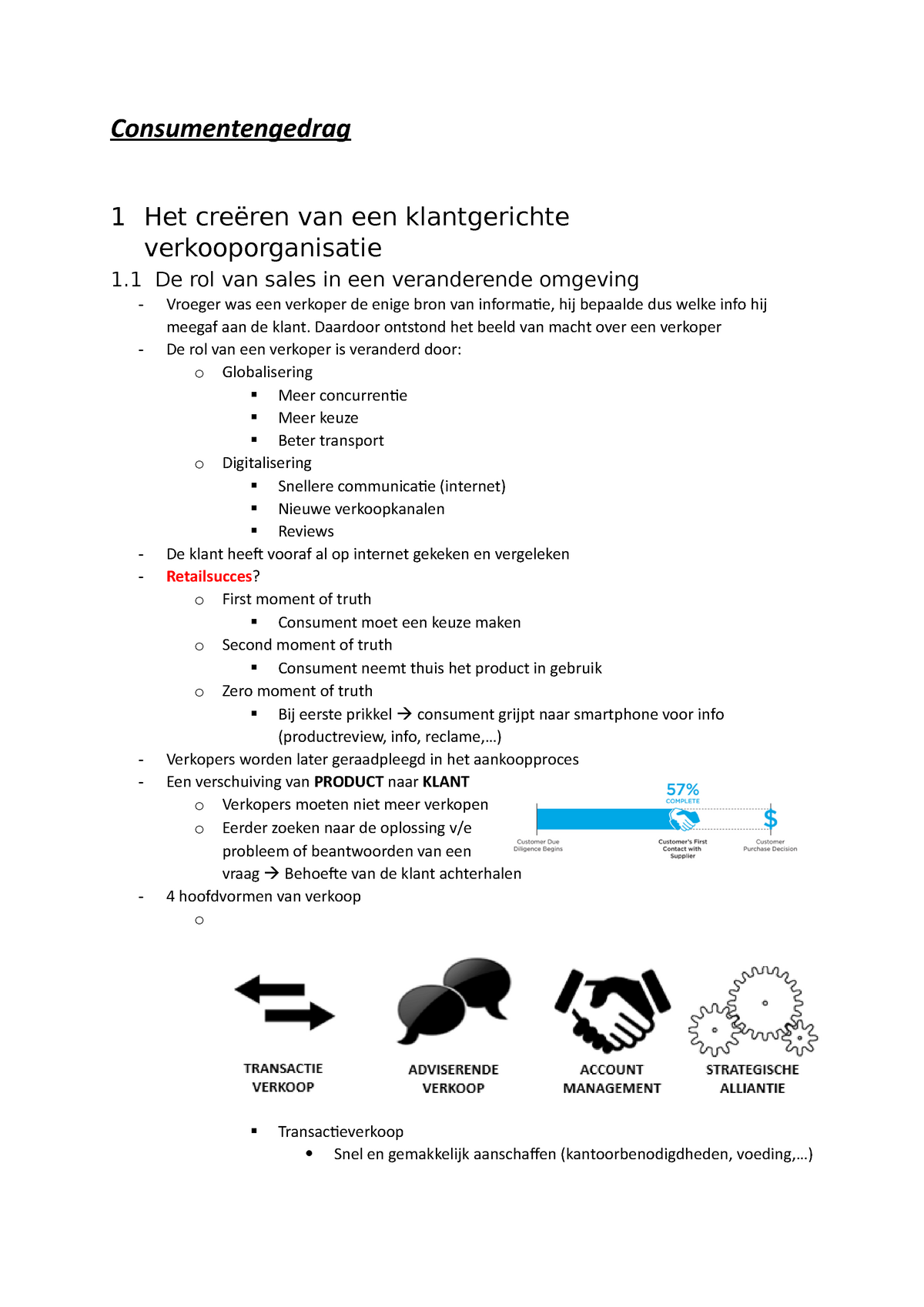 Consumentengedrag-samenvatting - Consumentengedrag 1 Het Creëren Van ...