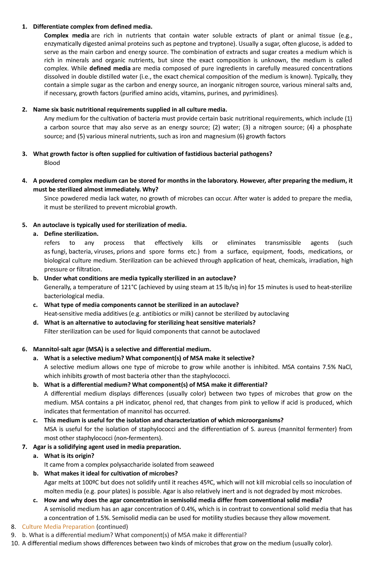 Bacte lab act - laboratory activity - Differentiate complex from ...